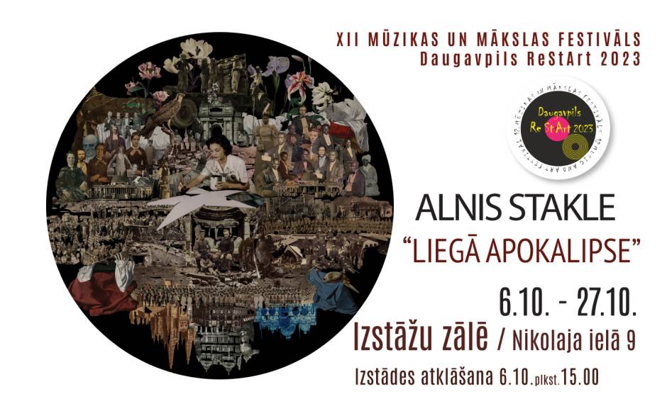 Apocalypse in Liege: Aļnias Stakles Exhibition at Daugavpils ReStArt 2023 Music and Art Festival