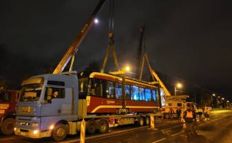 PAS ''Daugavpils satiksme'' no DLRR saņēma pirmo tramvaju