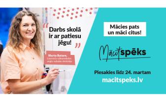 “Mācītspēks” aicina profesionāļus ar augstāko izglītību kļūt par skolotājiem