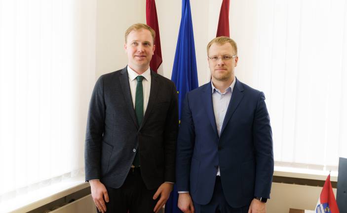 Daugavpili apmeklēja ekonomikas ministrs Viktors Valainis