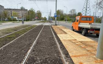 UZSĀKTI PIETURVIETU UZLABOŠANAS DARBI TRAMVAJU MARŠRUTIEM NR. 1, 3 UN 5