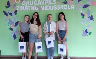 Daugavpils Zinātņu vidusskolai prāta spēlēs – 3. vieta Latvijā
