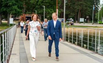 VARAM ministre Inga Bērziņa atzinīgi novērtēja Daugavpils infrastruktūras attīstības projektus VARAM ministre Inga Bērziņa atzinīgi novērtēja Daugavpils infrastruktūras attīstības projektus