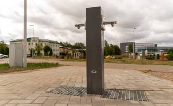 Esplanādes parkā uzstādīts dzeramā ūdens brīvkrāns