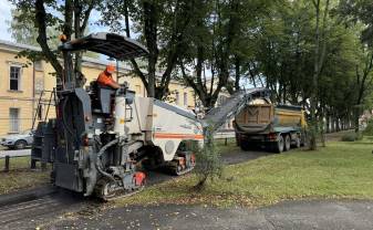 Sākās Cietokšņa dārza atjaunošanas darbi Sākās Cietokšņa dārza atjaunošanas darbi