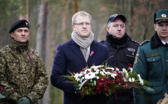 Domes priekšsēdētāja Andreja Elksniņa apsveikums Lācplēša dienā
