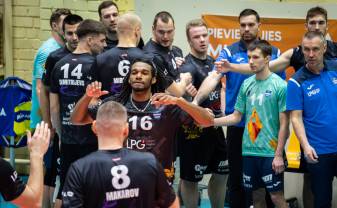 “Ezerzeme”/DU centīsies atbildēt ar uzvaru Latvijas čempionāta finālsērijas otrajā spēlē