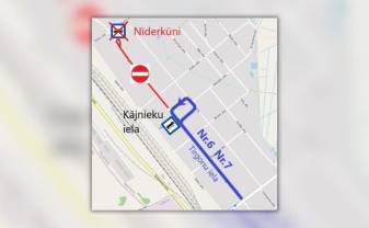 Notiek būvdarbi: no 9. aprīļa netiks apkalpota pieturvieta “Nīderkūni”