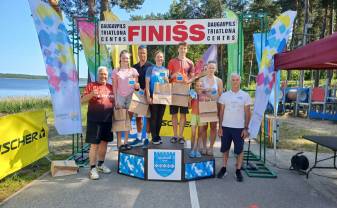 Daugavpilī norisinājās Latvijas čempionāts triatlonā supersprinta distancē