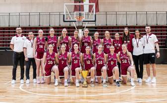 Daugavpils basketbolistes Latvijas U18 izlases sastāvā izcīna uzvaru Baltijas kausā