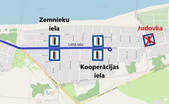 No 14. jūlija uz laiku tiks mainītas autobusu maršrutu Nr. 8 un Nr. 25 kustības shēmas
