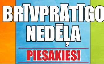 Daugavpils pilsētas domes Jaunatnes nodaļa organizē Brīvprātīgo nedēļu
