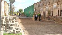 Продолжается ремонт на улицах Даугавпилсской крепости (ВИДЕО)