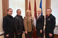 Žanna Kulakova congratulated the students of Daugavpils Construction school for the achievements in International competition