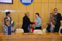 Comenius partnerības projekta „EURO NEWS” dalībnieku tikšanās Daugavpils Domē