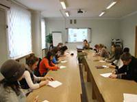 Daugavpils Universitātes studējošo tikšanās ar Vispārējās  un profesionālās izglītības pārvaldes vadītāju