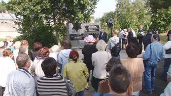 Памятник погибшим в гетто (ВИДЕО)