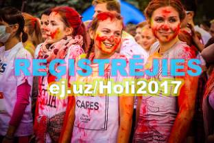 Не пропусти: «Красочный забег HOLI» пройдет в Даугавпилсе уже во второй раз!