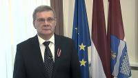 Поздравление мэра Даугавпилса Яниса Лачплесиса с 96-ой годовщиной провозглашения независимости Латвийской Республики (ВИДЕО)