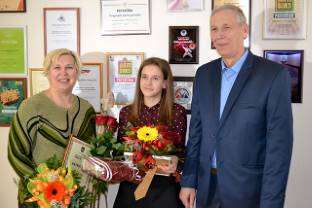 Sporta pārvaldē tika sveikta Nellija Mihejeva Sporta pārvaldē tika sveikta Nellija Mihejeva