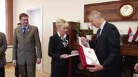 Даугавпилс посетили руководители ЛОК и руководители нескольких спортивных федераций
