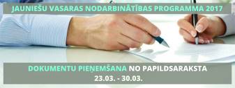 Aicinām jauniešus no PAPILDSARAKSTA!