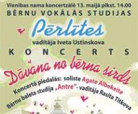 Bērnu vokālās studijas „Pērlītes” koncerts DĀVANA NO BĒRNA SIRDS