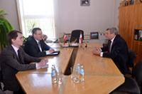 Мэр Даугавпилса Янис Лачплесис и посол Латвии в Польше Илгвар Клява обсудили возможность расширения деловых контактов с Польшей