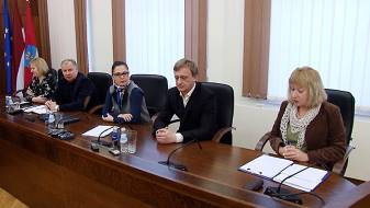 Preses konferencē informēja par Daugavpils dienestu darbu sala un sniegputeņa apstākļos (VIDEO)