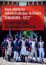 Daugavpils cietoksnī notiks festivāls „Dinaburg – 1812”