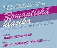 Jāzepa Vītola Latvijas Mūzikas akadēmijas simfoniskais orķestris koncertā ROMANTISKĀ KLASIKA