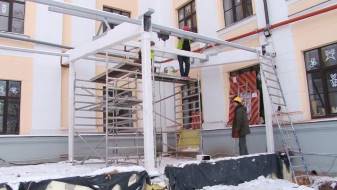 В учебных учреждениях Даугавпилса продолжается реализация крупных строительных проектов (ВИДЕО)