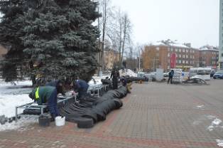 Каток на площади Виенибас начнёт работать с 19 ноября