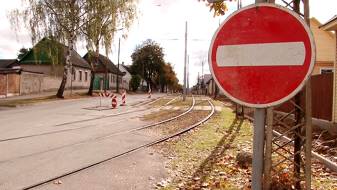 Движение на участке улицы Валкас будет односторонним (ВИДЕО)