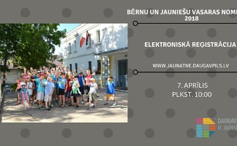 Pieteikšanās uz vasaras nometnēm sāksies 7.aprīlī
