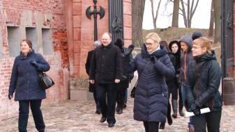 Даугавпилсскую крепость посетили партнёры из Литвы и Беларуси (ВИДЕО)